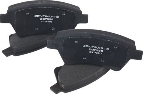 Тормозные колодки Zentparts. Артикул Z07558
