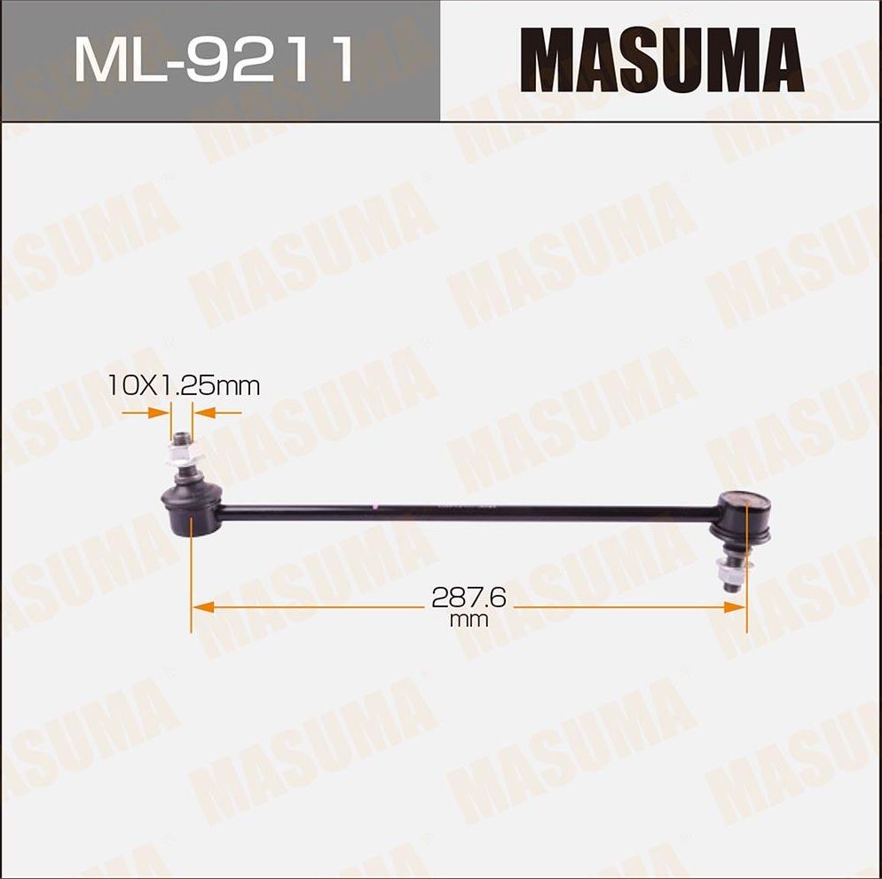 Стойка (тяга) стабилизатора Masuma передняя правая/левая для Mazda 6 III (GJ) 2012-2026. Артикул ML-9211