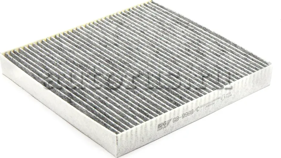 Фильтр салона угольный SKODA Otavia III  iV  Superb 15-  Karoq  Kodiaq  VW Golf VII 12-  AUDI A3 12- (BIG Filter). Артикул gb-9989/c