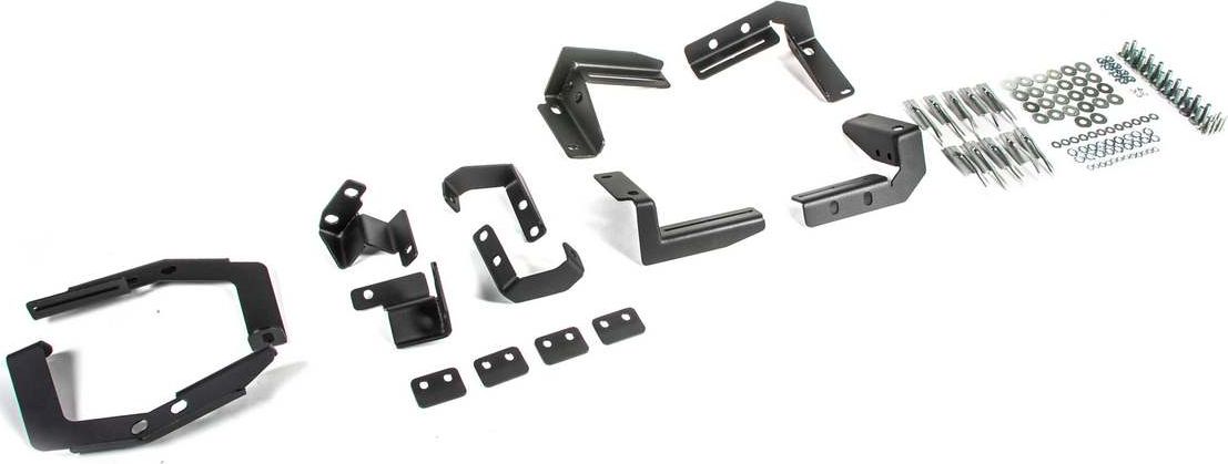 Комплект крепежа к порогам Rival для Hyundai Santa Fe IV поколение 2018-2021. Артикул 9.2307.1