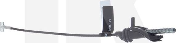 Трос ручника (тросик ручного тормоза) NK. Артикул 9025166