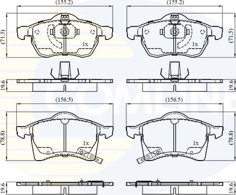 Тормозные колодки Comline Comline. Артикул CBP3583