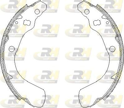Тормозные колодки RoadHouse задние для Honda Logo 1999-2002. Артикул 4151.00