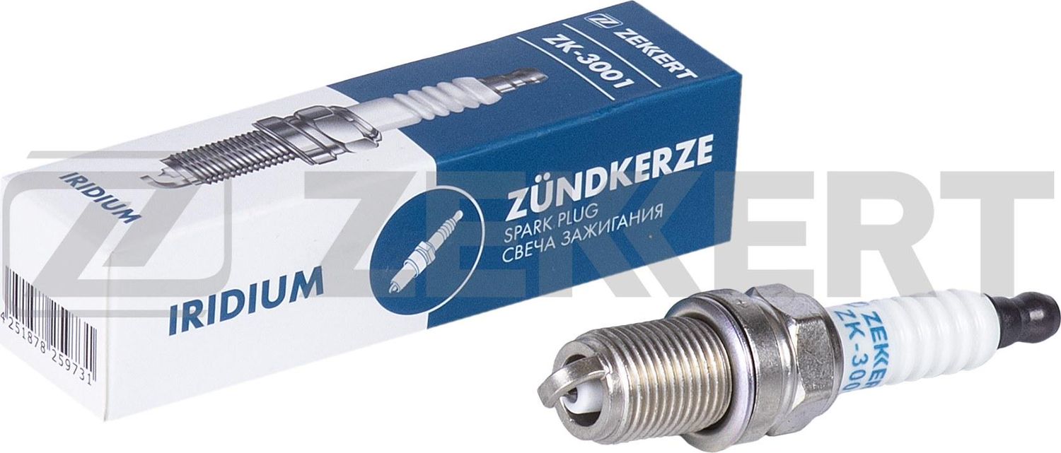 Свеча зажигания Zekkert. Артикул ZK-3001