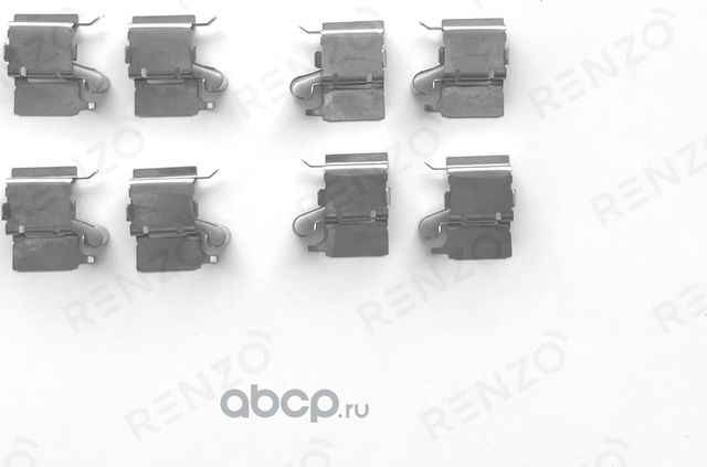 Комплект монтажный тормозных колодок (Renzo). Артикул RFK576
