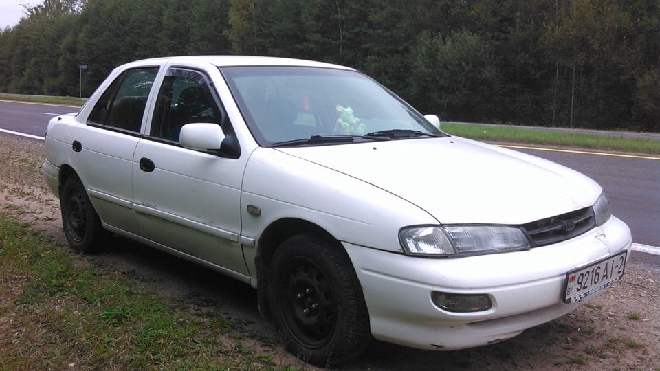 Дефлекторы Heko для окон передние Kia Sephia 1993-1998. Артикул 20101