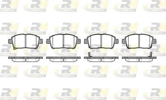Тормозные колодки RoadHouse передние для BYD F3 I 2005-2012. Артикул 2971.02