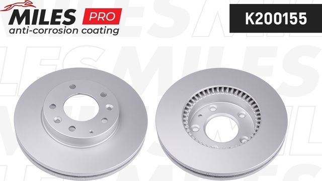 Тормозной диск Miles передний для Mazda Premacy I (CP) 2001-2005. Артикул K200155