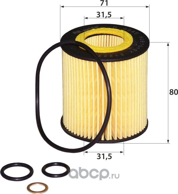 O-006E HU815/2X (масляная вставка) (RB-Exide). Артикул O006E