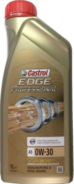 Масло моторное синт. EDGE Professional A5 Volvo Titanium FST 0W-30 (1л) (Castrol). Артикул 1536AF