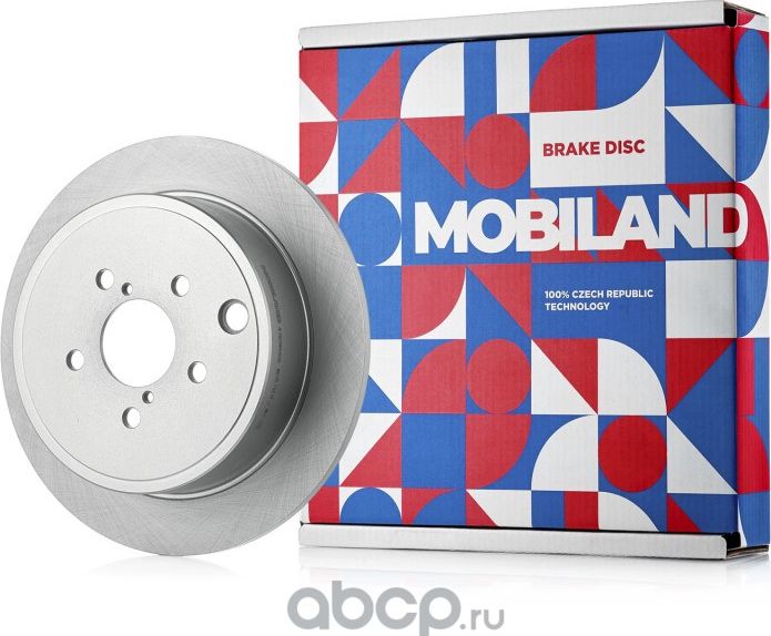 Диск тормозной задний невентилируемый D285,7мм SUBARU FORESTER (SH_, S12) (Mobiland). Артикул 416209450