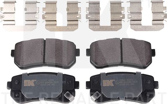 Тормозные колодки NK. Артикул 223521
