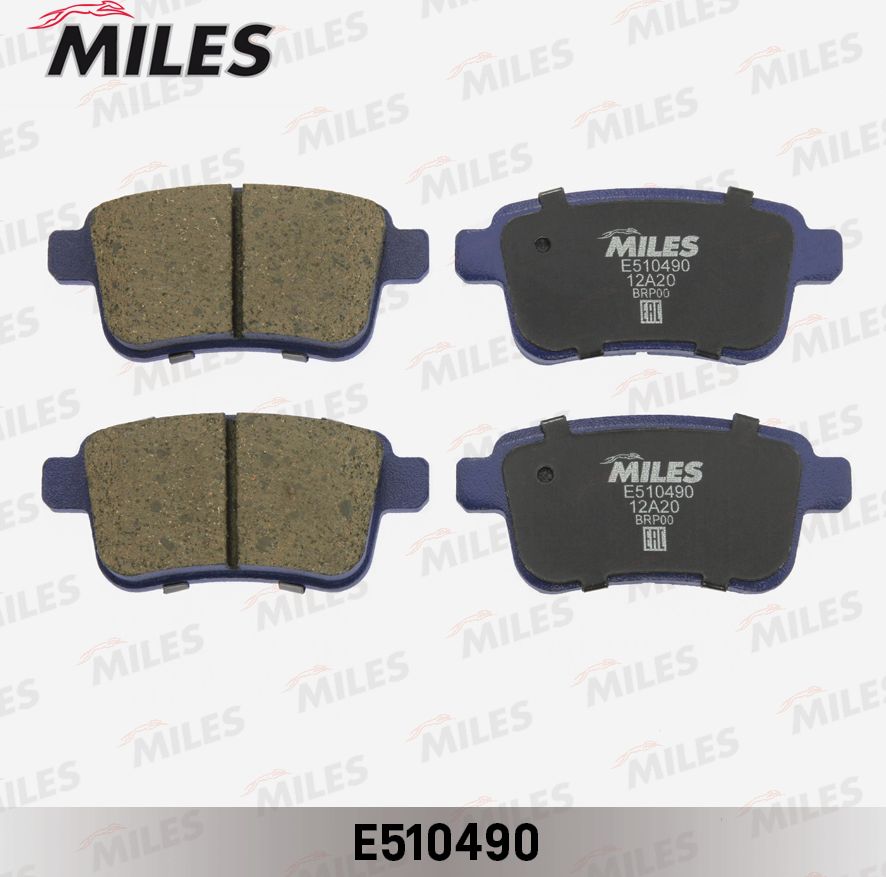 Тормозные колодки Miles (Керамика). Артикул E510490