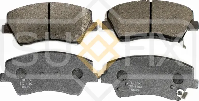 Колодки дисковые тормозные передние правые/левые HYUNDAI ELANTRA VI Saloon AD 20 (Sufix). Артикул SX1193