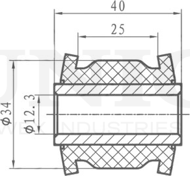 Сайлентблок поворотного кулака (Unio). Артикул RMP-20413