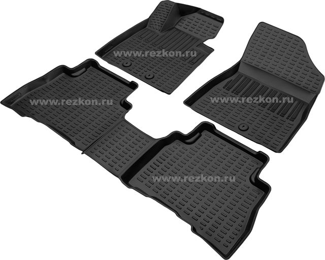 Коврики полиуретановые Rezkon для салона Kia Sorento II 2012-2015. Артикул 0521025250