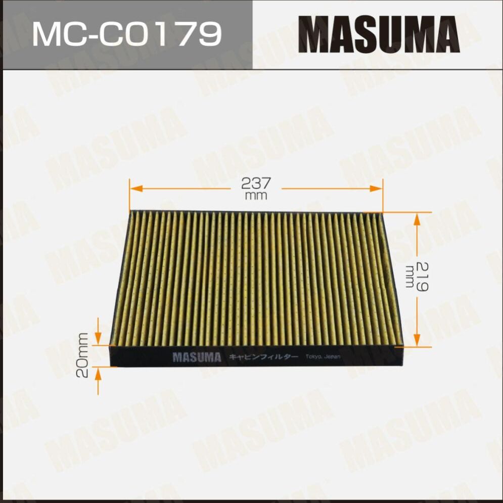 Фильтр салона (MC-C0179) MASUMA. Артикул MCC0179
