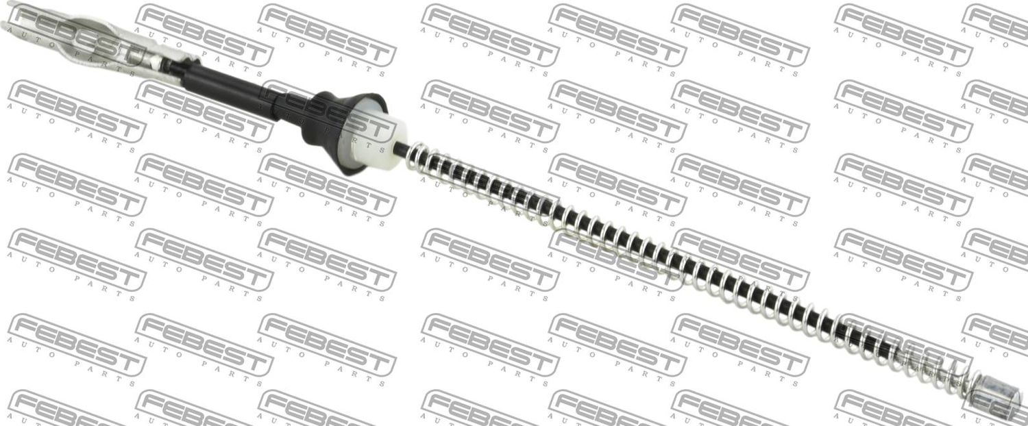 Трос ручника (тросик ручного тормоза) Febest. Артикул 21100-FOCIIR