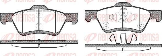Тормозные колодки Remsa. Артикул 1124.00