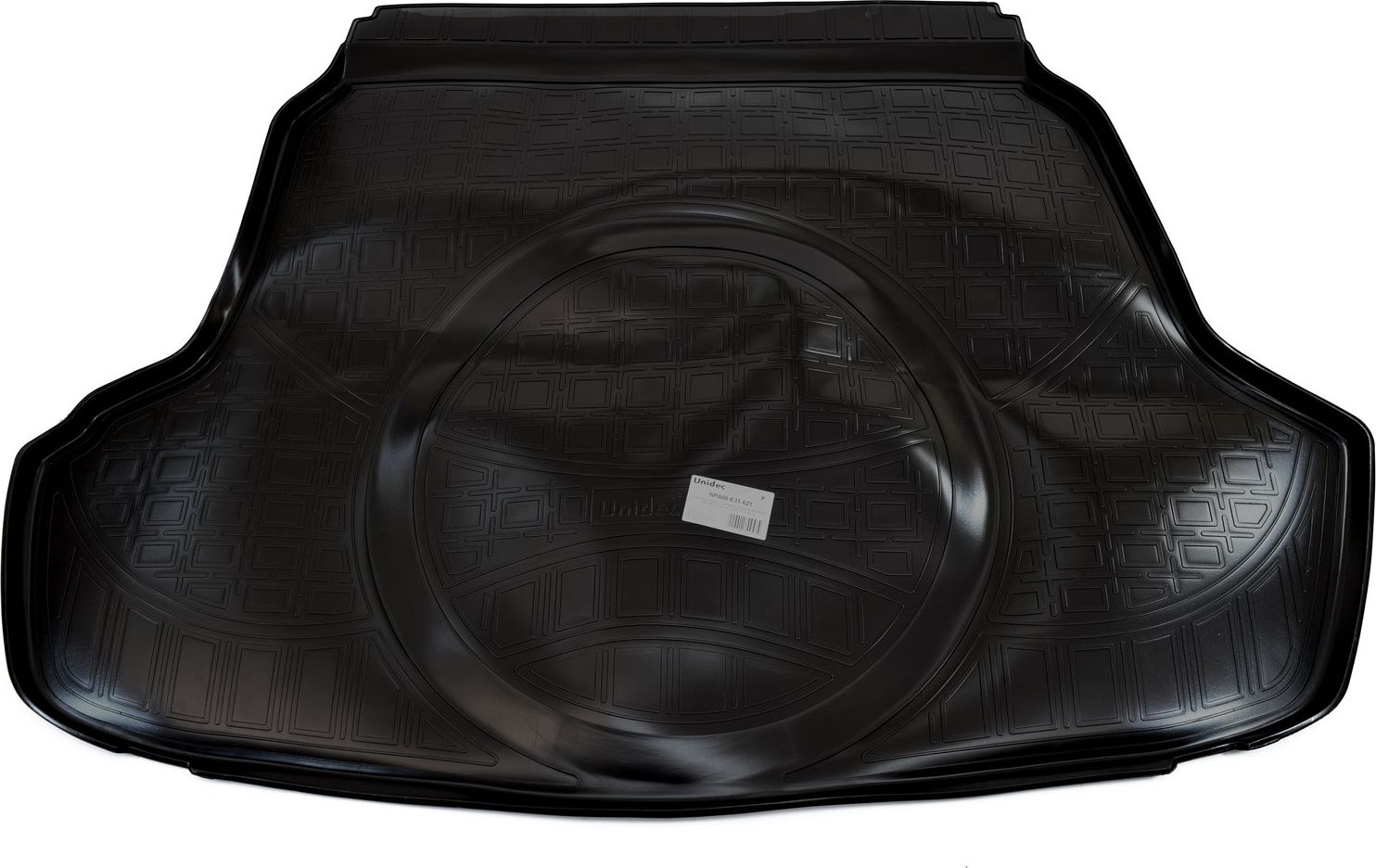 Коврик Норпласт для багажника (с выступом под запаску) Hyundai Sonata (LF) VII рестайлинг седан 2017-2019. Артикул NPA00-E31-621