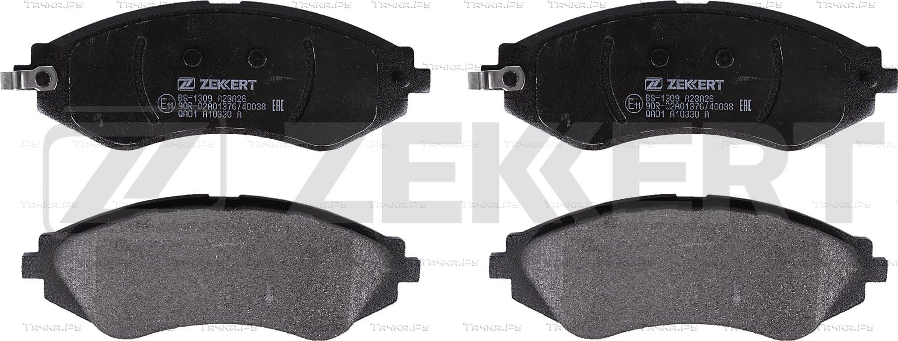 Тормозные колодки Zekkert передние для Chevrolet Aveo I 2004-2008. Артикул BS-1309