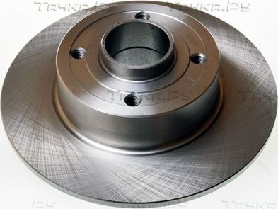 Тормозной диск Denckermann задний для Renault Clio III 2005-2014. Артикул B130374