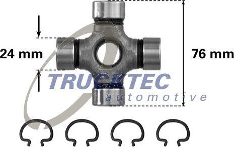Крестовина карданного вала Trucktec Automotive. Артикул 02.34.004