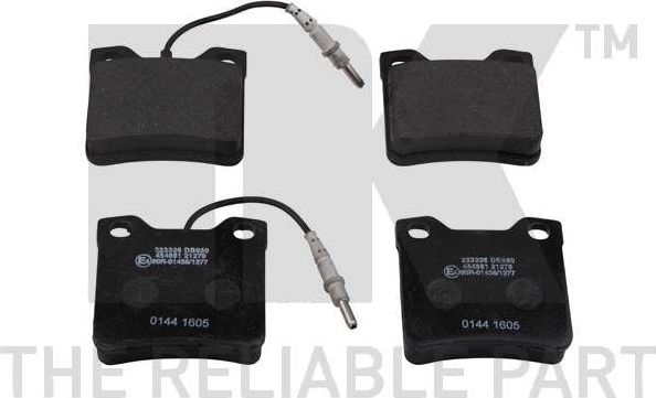 Тормозные колодки NK. Артикул 223326