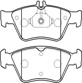 Тормозные колодки HSB. Артикул HP5195