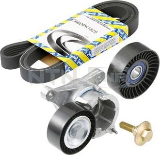 Приводной ремень поликлиновой с роликами (комплект) NTN / SNR. Артикул KA859.10