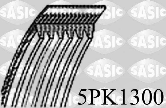 Приводной ремень поликлиновой Sasic. Артикул 5PK1300