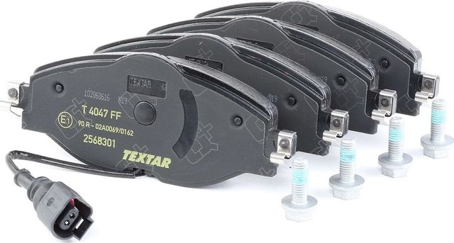 Тормозные колодки Textar Q+. Артикул 2568301