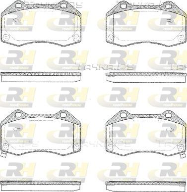 Тормозные колодки RoadHouse передние для Opel Corsa D 2006-2014. Артикул 21113.02