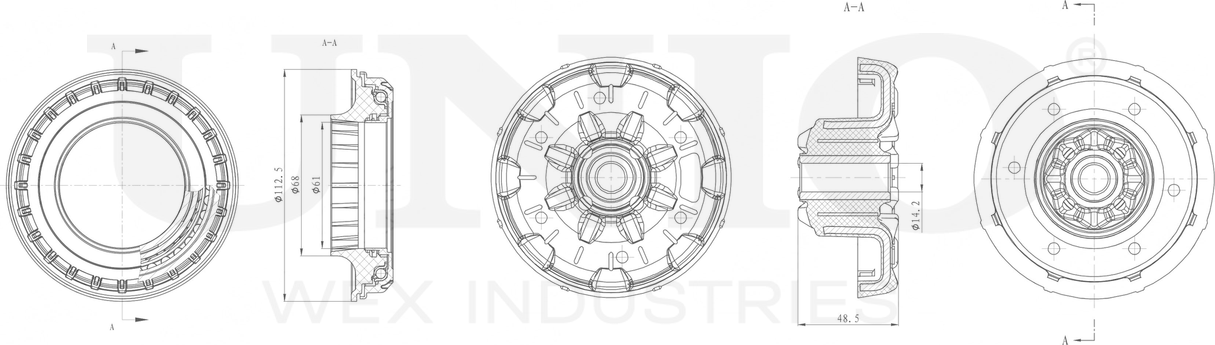 Опора амортизационной стойки (Unio). Артикул RMP-13133