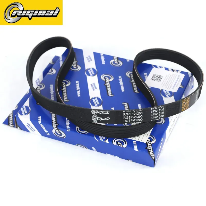 Ремень поликлиновой 6PK1200 для а/м Renault Logan I-II 07-, Duster 11-, Sandero (Riginal). Артикул RG6PK1200