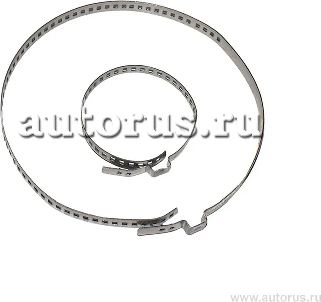 Хомуты ШРУСа универсальные D=20-50, D=50-120 (пара), нерж.сталь 0.5 мм, крючки в (Dollex). Артикул XSU02