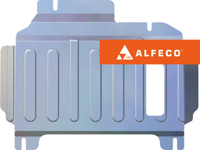 Защита алюминиевая Alfeco (4 мм) для редуктора переднего моста Ford Ranger Raptor 2024-2026. Артикул ALF.07.45 AL4