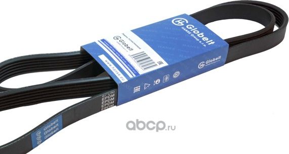Ремень приводной поликлиновой 6PK1230 EPDM по каталогу (Globelt). Артикул 6PK1230EPDM