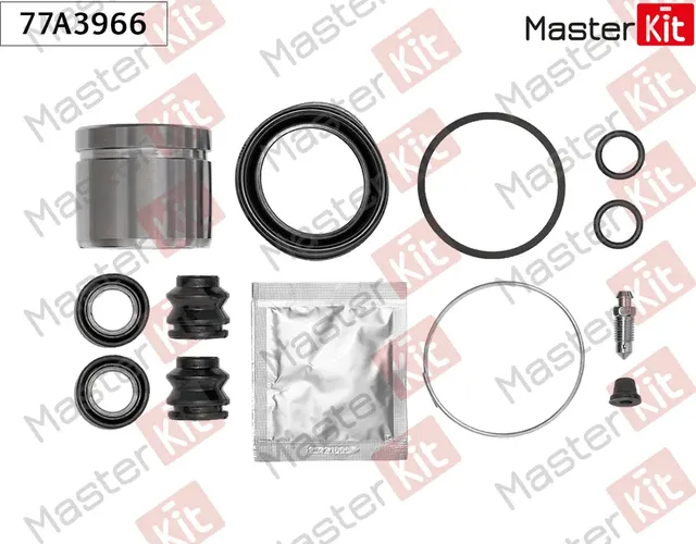 Ремкомплект тормозного суппорта+поршень KIA RIO седан (DC_) 2000 - 2005 (Master KIT). Артикул 77A3966