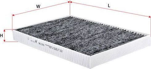 Салонный фильтр Sakura для Audi S6 II (C5) 1999-2005. Артикул CAC-3101