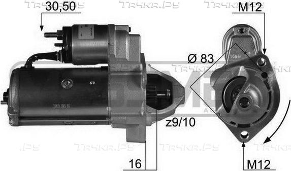 Стартер Era OEM для Audi A4 I (B5) 1995-2001. Артикул 220037