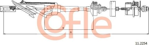 Трос сцепления Cofle. Артикул 92.11.2254