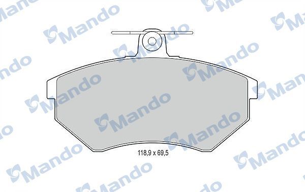 Тормозные колодки Mando передние для Audi A4 I (B5) 1994-2001. Артикул MBF015109
