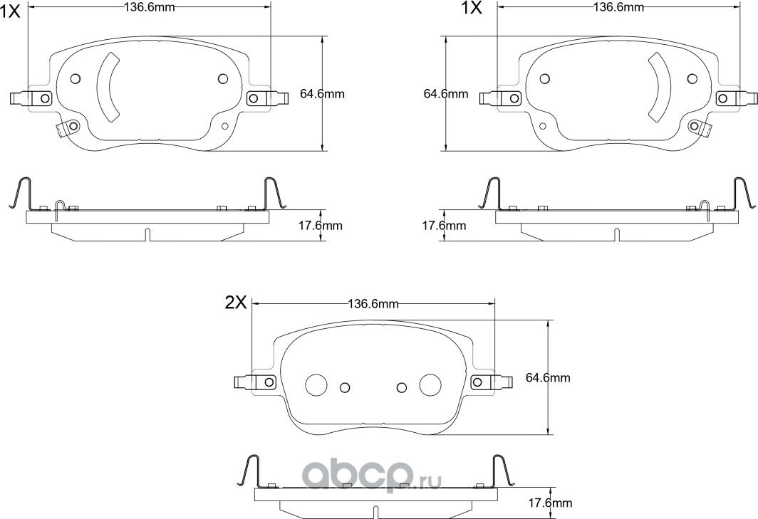 Колодки тормозные HAVAL JOLION перед. (Barnett). Артикул CN011