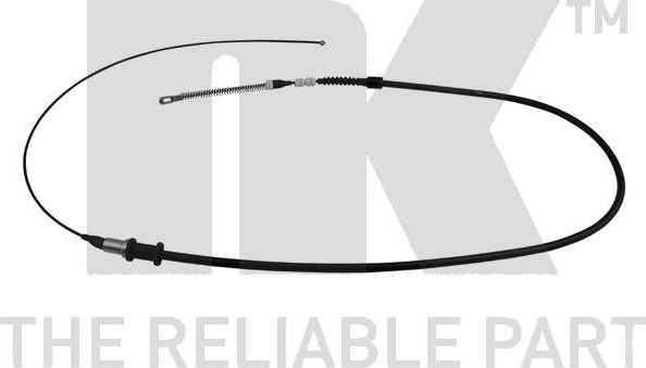 Трос ручника (тросик ручного тормоза) NK задний правый для Opel Vectra A 1988-1995. Артикул 903695