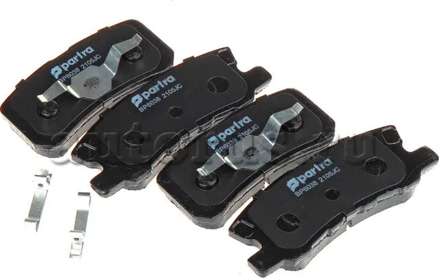 Колодки тормозные дисковые (Partra) Partra. Артикул BP6038