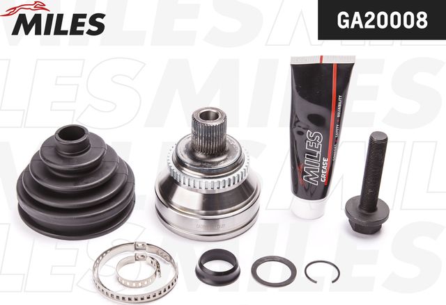 Шрус наружный (граната) Miles передний для Audi S6 I (C4) 1994-1997. Артикул GA20008