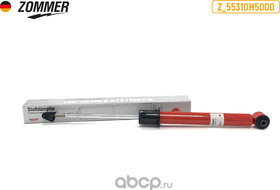АМОРТИЗАТОР ПОДВЕСКИ HYUNDAI SOLARIS (С 2017 Г.В.) ЗАДНИЙ ГАЗОМАСЛЯНЫЙ (Zommer). Артикул Z55310H5000