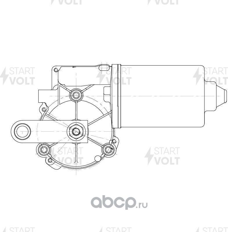 Мотор стеклоочистителя (моторчик дворников) StartVOLT. Артикул VWF 1510