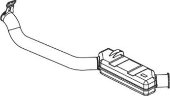 Глушитель Dinex для Scania G 2004-2015. Артикул 68720